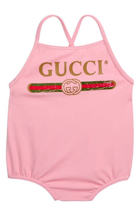 gucci baby grow|gucci infant swimsuit.